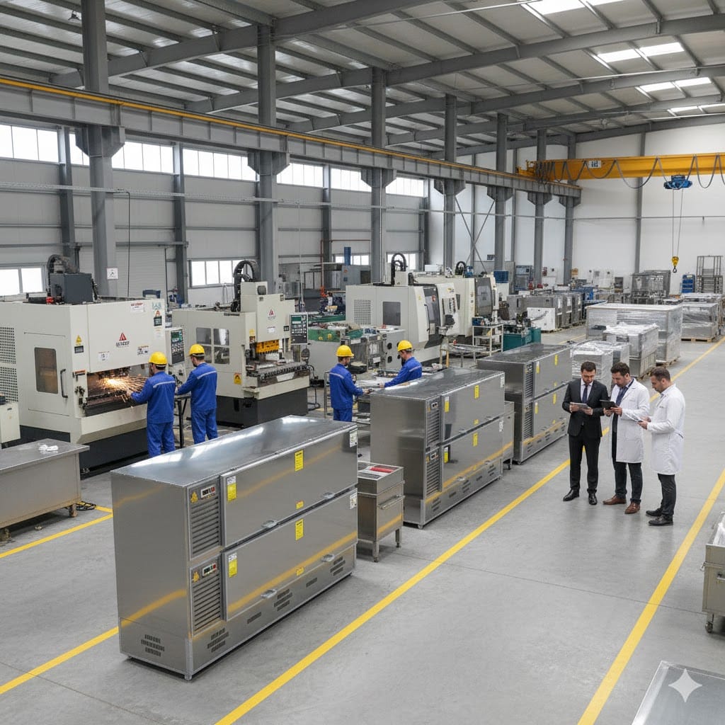 Yıldızlar Soğutma: İhracat Ödüllü Medikal ve Paslanmaz Hastane Ekipmanları Profesyonel Morg ve Klimalı Tabut Üreticisi | Yıldızlar Soğutma 304 Kalite Paslanmaz Medikal Çözümler: Hastane & Adli Tıp Donanımları Fabrikadan Halka Medikal Soğutma Sistemleri ve Hastane Mobilyaları