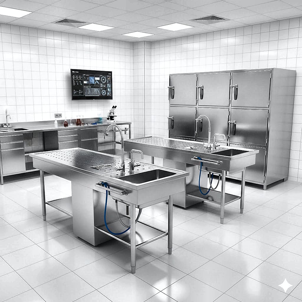 Morg, Otopsi ve Gasilhane Ekipmanları | Profesyonel Kalite