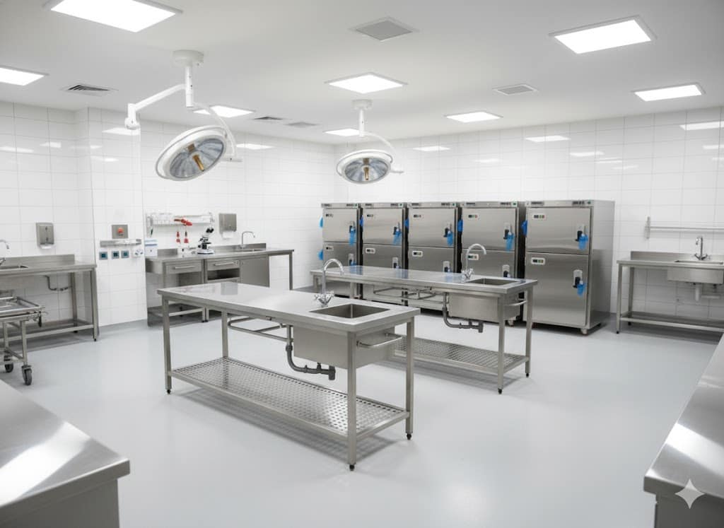 Hastane ve adli tıp için morg ekipmanları, otopsi/diseksiyon/gasil masaları ve paslanmaz üretim. Kalite, garanti, hızlı teslimat ve kurumsal teklif.