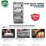 3 üniteli morg ünitesi için ölçü, teknik şartname ve kurulum desteği. Modüler tasarım, paslanmaz 304 ve sessiz soğutma seçenekleriyle projeye özel üretim.