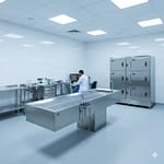 Hastane ve adli tıp alanlarında kullanılan ekipmanlar, sıradan bir ürün grubu değildir; burada ölçü hijyen, güvenlik ve kesintisiz hizmettir. Bu nedenle üretimini yaptığımız paslanmaz krom çelik sistemler; yoğun kullanıma uygun, kolay temizlenebilir, uzun ömürlü ve kurumsal standartlara uyumlu olacak şekilde tasarlanır. İster bir hastane morgu, ister adli tıp birimi olsun; süreçler duramaz. Biz de yaklaşımımızı buna göre kurarız: doğru malzeme + sağlam işçilik + sahada güçlü teknik servis. Sonuç: ilk günkü gibi çalışan, güven veren ve yıllarca işletme maliyetinizi düşüren ekipman.