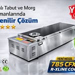 Klimalı tabut ile cenazeyi güvenle muhafaza edin. Soğutmalı tabut ve taşınabilir seyyar morg çözümleriyle nakil ve bekletme süreçlerinde ideal sıcaklık kontrolü