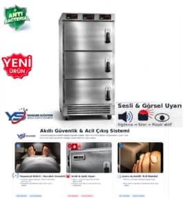 Morg Dolabı & Morg Ünitesi (Önden Kapaklı) | DFX R-XLINE Cooling – Yıldızlar Soğutma