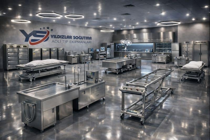 Tek/çift/üç katlı morglar, yandan–baştan yüklemeli sistemler, gasil ve teneşir masaları. Yıldız Soğutma ile profesyonel kalite, hijyen ve güvenilir üretim. Adli tıp ve hastaneler için morg çözümleri: modüler tasarım, kolay temizlik, güvenli kullanım. Gasil masası ve teneşir masası üretimi Yıldız Soğutma’da. Morg dolabı ve morg odası ekipmanlarında ikna eden kalite: tek/çift/üç katlı seçenekler, ergonomik yükleme, dayanıklı paslanmaz yapı. Teklif alın!