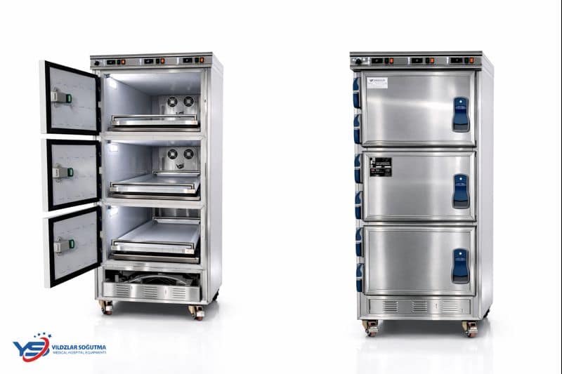 Morg dolapları, tekli veya çoklu bölmeli yapısıyla güvenli muhafaza sağlayan profesyonel ekipmanlardır.